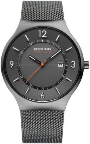 Bering Herrklocka 14441-377 Solar Grå/Stål Ø41 mm