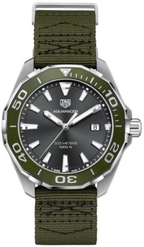 TAG Heuer Herrklocka WAY101L.FC8222 Aquaracer Svart/Textil Ø43 mm