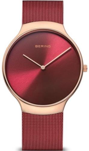 Bering Damklocka 13338-Charity Classic Röd/Stål Ø38 mm