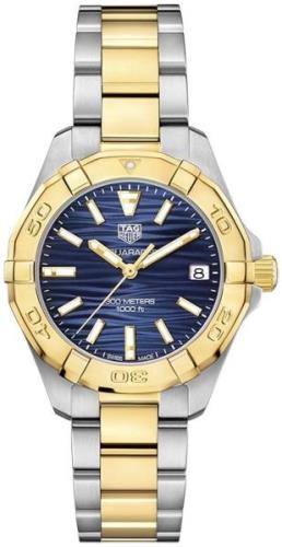 TAG Heuer Damklocka WBD1325.BB0320 Aquaracer Lady Blå/18 karat gult