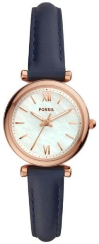 Fossil Damklocka ES4502 Carlie Mini Vit/Läder Ø28 mm