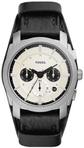 Fossil Herrklocka FS5921 Machine Vit/Läder Ø42 mm