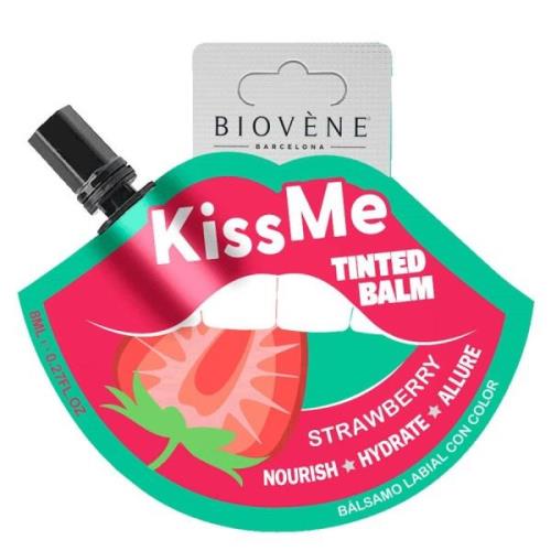 Biovène Kiss Me Strawberry Tinted Lip Balm 8 ml