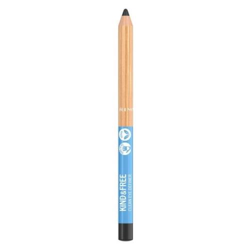 Rimmel London Kind & Free Clean Eyeliner Pencil 001 Pitch 1,1 g