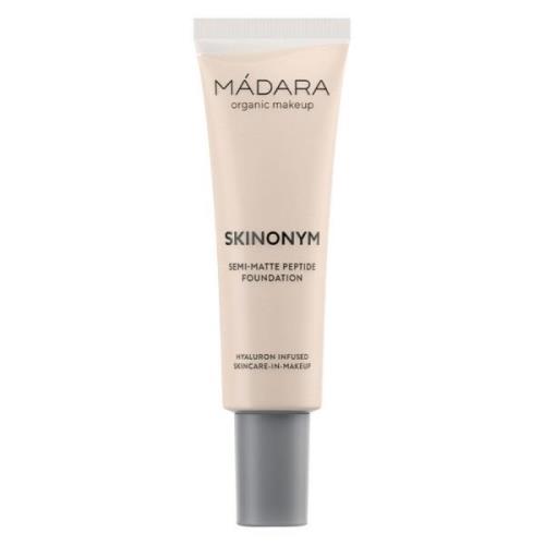 Mádara Skinonym Semi-Matte Peptide Foundation #10 Porcelain 30 ml