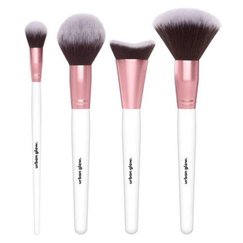 Urban Glow Face Makeup Brush Set