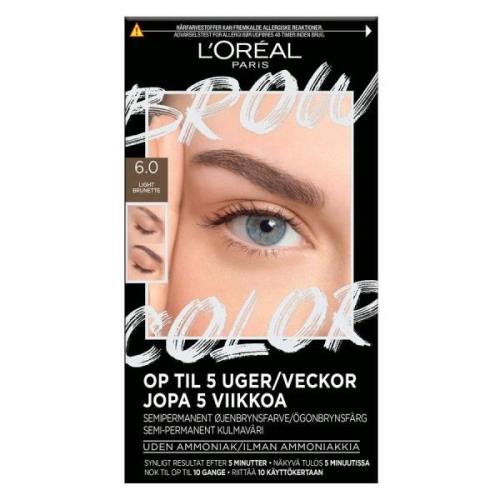 L'Oréal Paris Brow Color Kit Semi-Permanent Eyebrow Color 6.0 Lig