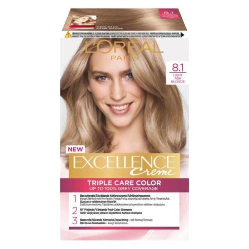 L'Oréal Paris Excellence Creme 8,1 Ljus askblond