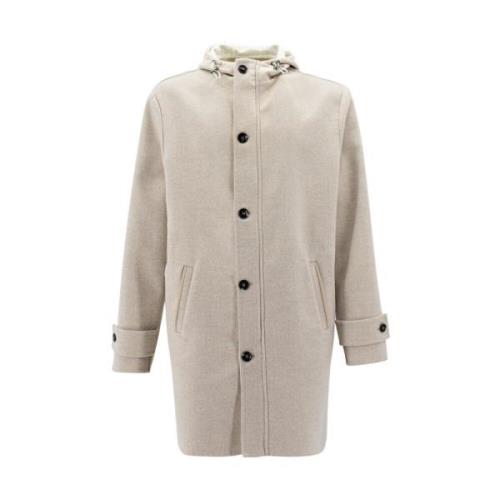 Kiton Stilig Parka Jacka Beige, Herr