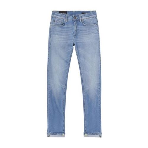 Dondup Monroe Slim-Fit Jeans Blue, Dam