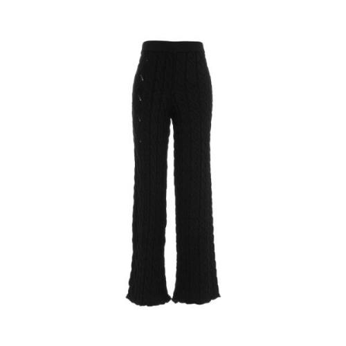 Akep Wide Trousers Black, Dam