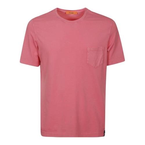 Drumohr T-Shirts Pink, Herr