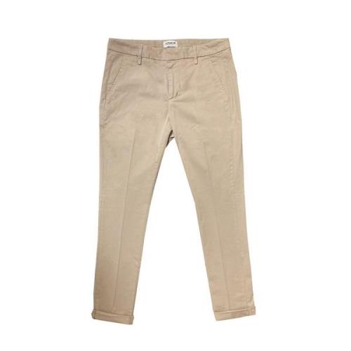 Dondup Stretch Gabardine Byxor - Storlek 40, Beige Beige, Herr