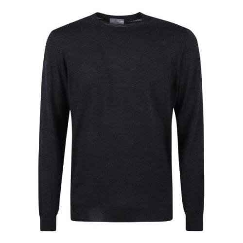 Drumohr Round-neck Knitwear Gray, Herr