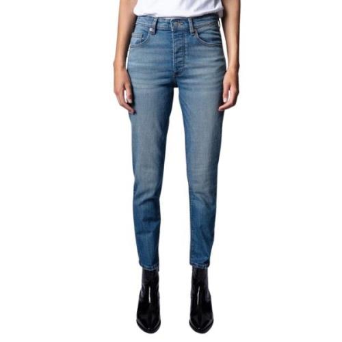 Zadig & Voltaire Blå Slim-Fit Jeans Blue, Dam