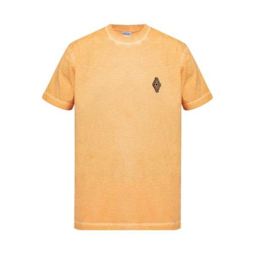 Marcelo Burlon Orange Bomull T-shirt Orange, Herr