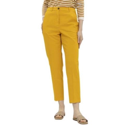 Incotex Skinny Trousers Yellow, Dam