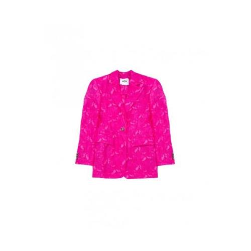 Msgm Jackets Pink, Dam