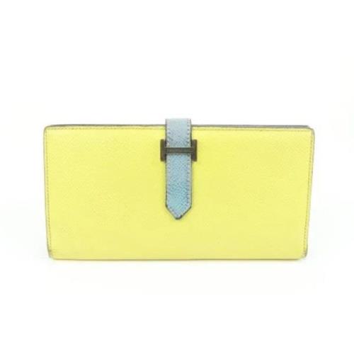 Hermès Vintage Begagnade plånböcker Yellow, Dam