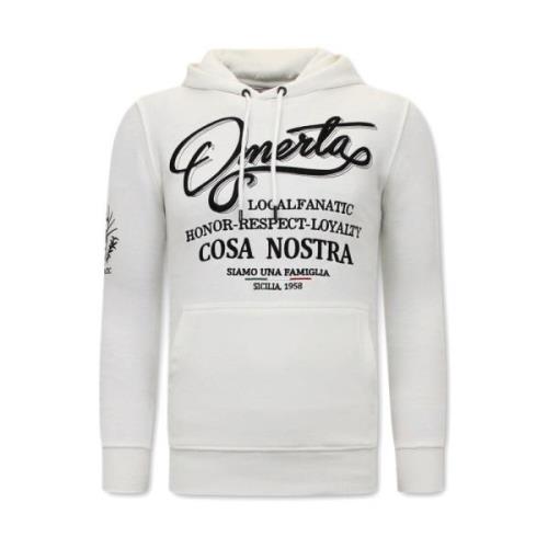 Local Fanatic Träningsoverall Omerta Cosa Nostra - 11-6517W White, Her...