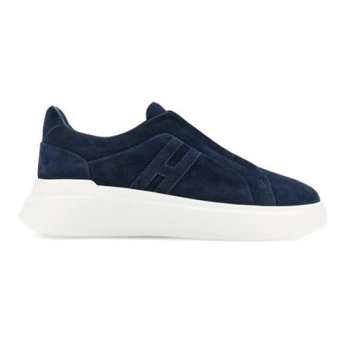 Hogan Blå Slip-On Sneakers med Memory Foam Innersula Blue, Herr