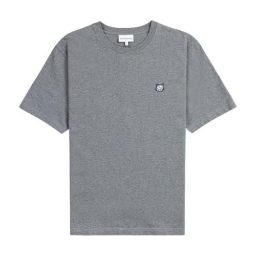 Maison Kitsuné T-Shirts Gray, Herr