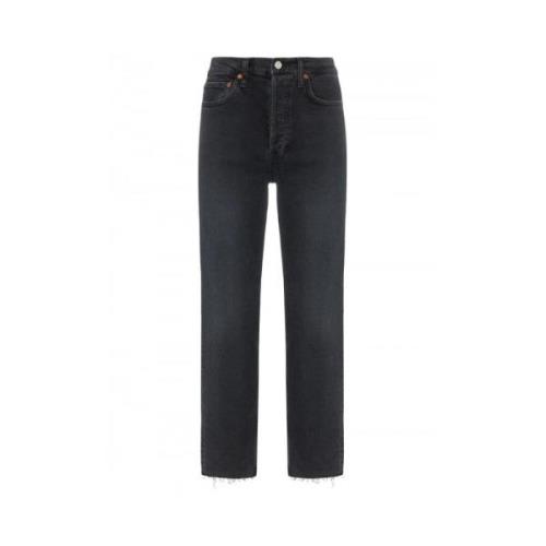 Re/Done Jeans Black, Dam