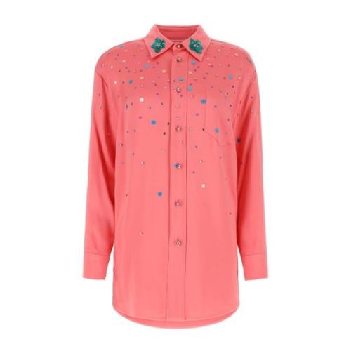 Marni Klisk Skjorta för Modemedvetna Kvinnor Pink, Dam