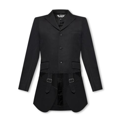 Comme des Garçons Blazer med slitna effekter Black, Herr