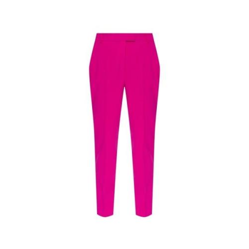 The Attico Berry Plisserade Byxor Pink, Dam