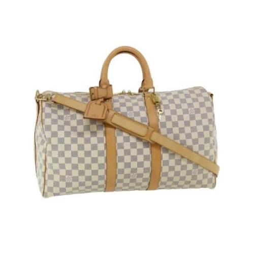 Louis Vuitton Vintage Pre-owned Canvas louis-vuitton-vskor Beige, Dam