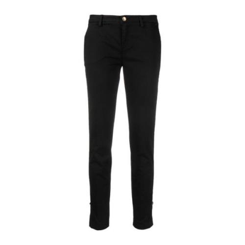 Liu Jo Slim-fit Byxor med Klack Black, Dam