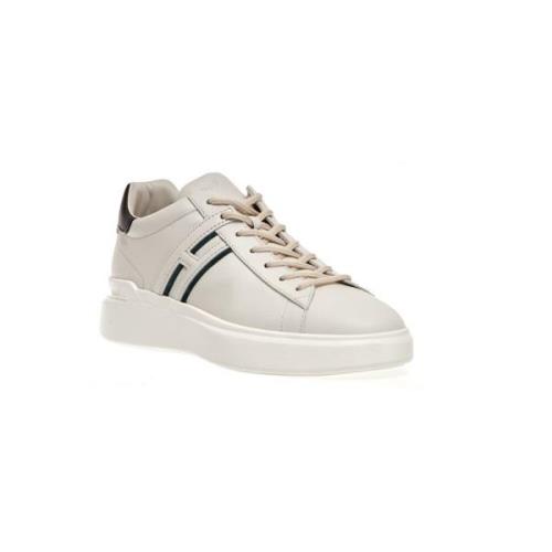 Hogan Vita Läder Rebel Sneakers - Storlek 39 White, Herr