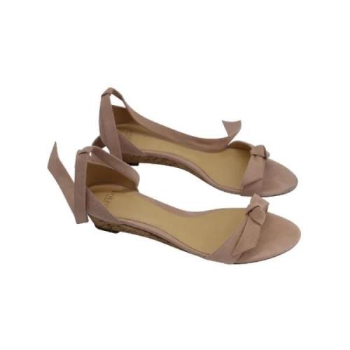 Alexandre Birman Pre-owned Pre-owned Mocka sandaler Beige, Dam