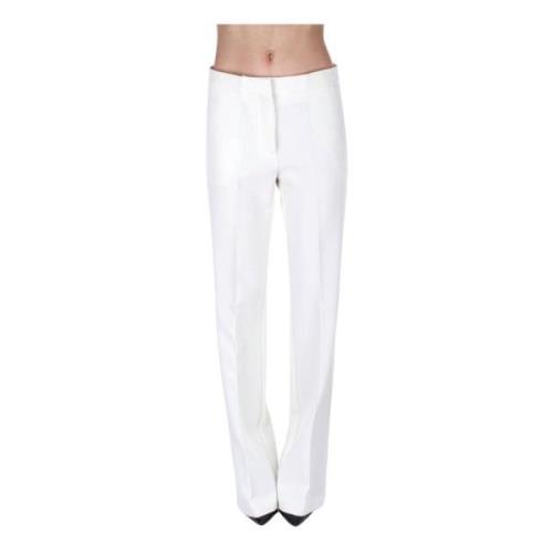 Semicouture Wide Trousers White, Dam