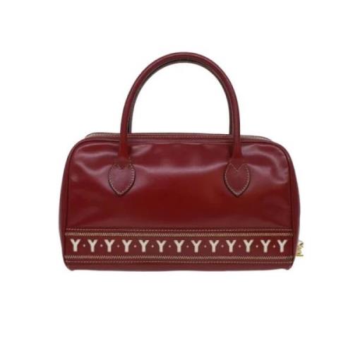 Saint Laurent Vintage Pre-owned Läder handvskor Red, Dam