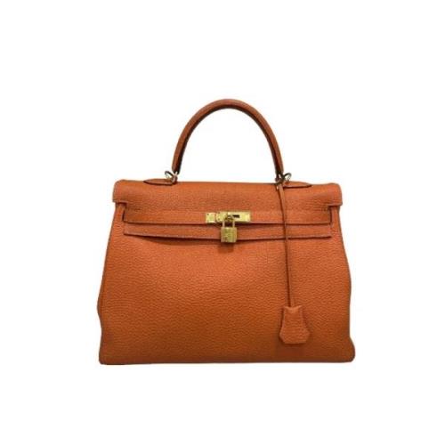 Hermès Vintage Pre-owned Läder handvskor Orange, Dam