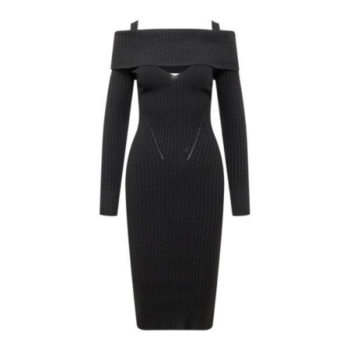 Andrea Adamo Midi Dresses Black, Dam