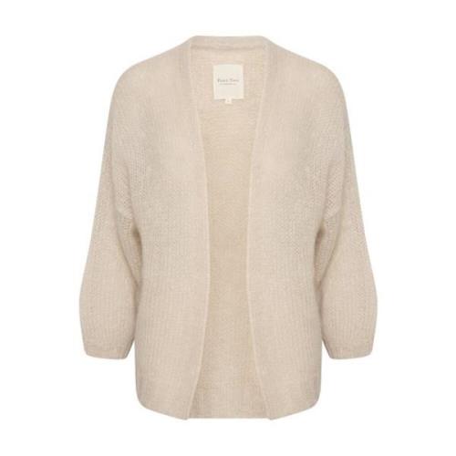 Part Two Mysig och stilfull Rastina Cardigan Beige, Dam