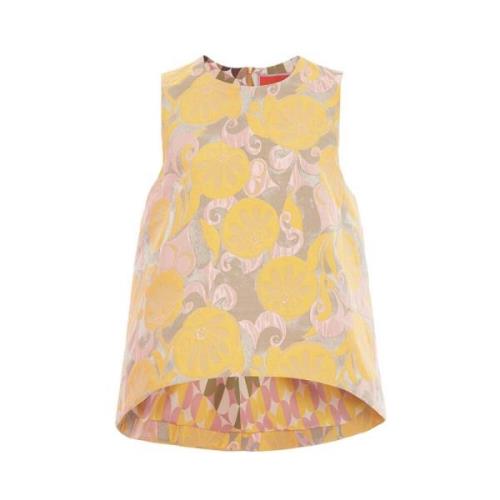 La DoubleJ Vintage Charm Blus Yellow, Dam