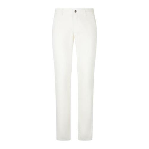 Incotex Slim-fit Trousers White, Herr