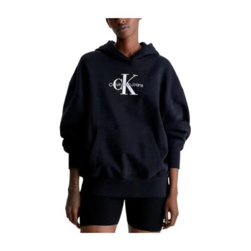 Calvin Klein Archival Monolog Sweatshirt Black, Dam