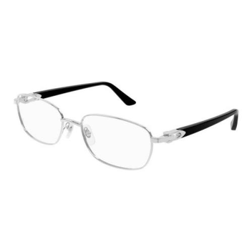 Cartier Silverglasögon, Stiligt Design Gray, Herr