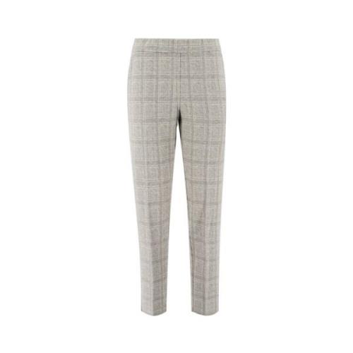 Le Tricot Perugia Slim-fit Trousers Gray, Dam