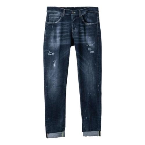 Dondup Slim Fit Denim Jeans - Uppgradera din stil! Blue, Herr