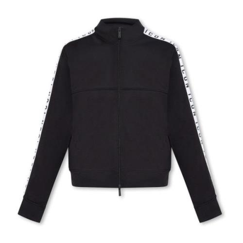 Dsquared2 Zip-up sweatshirt Black, Herr