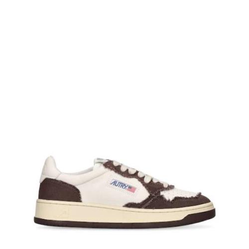 Autry Vintage Low-Top Läder Sneakers White, Herr