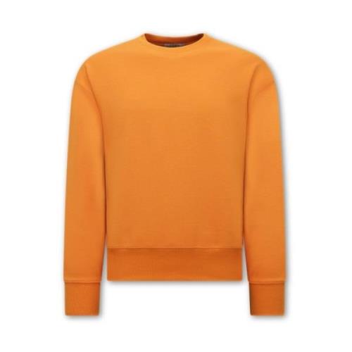 True Rise Basic Oversize Fit Tröjor Herrar Orange, Herr