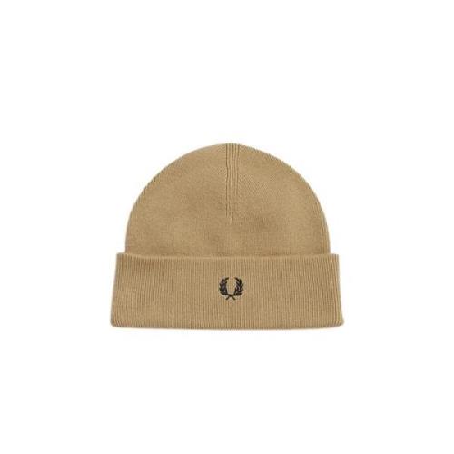 Fred Perry Räfflad Ullhatt Beige, Unisex