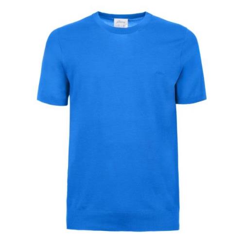 Brioni T-Shirts Blue, Herr